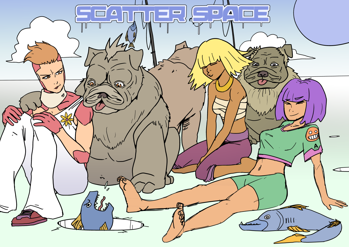 Scatter Space Part 11, comic section 53 of 53.