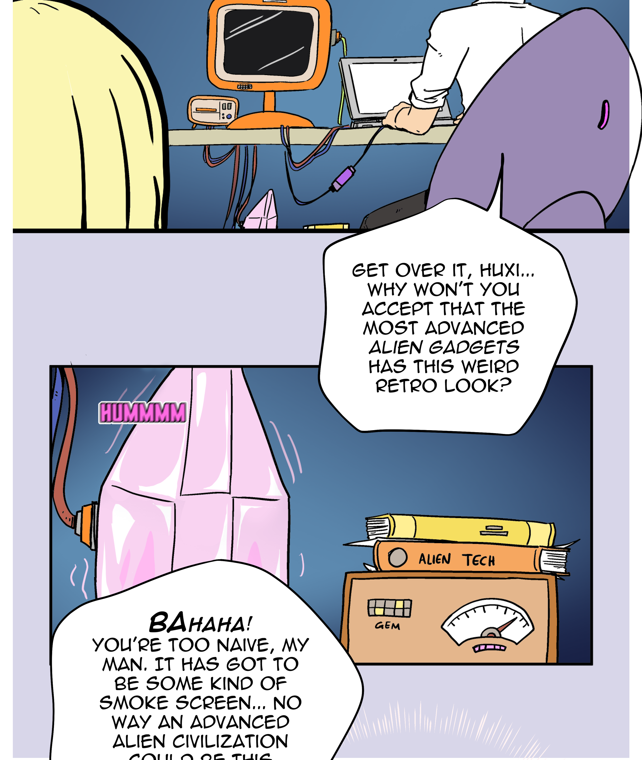 Scatter Space Part 11, comic section 33 of 53.