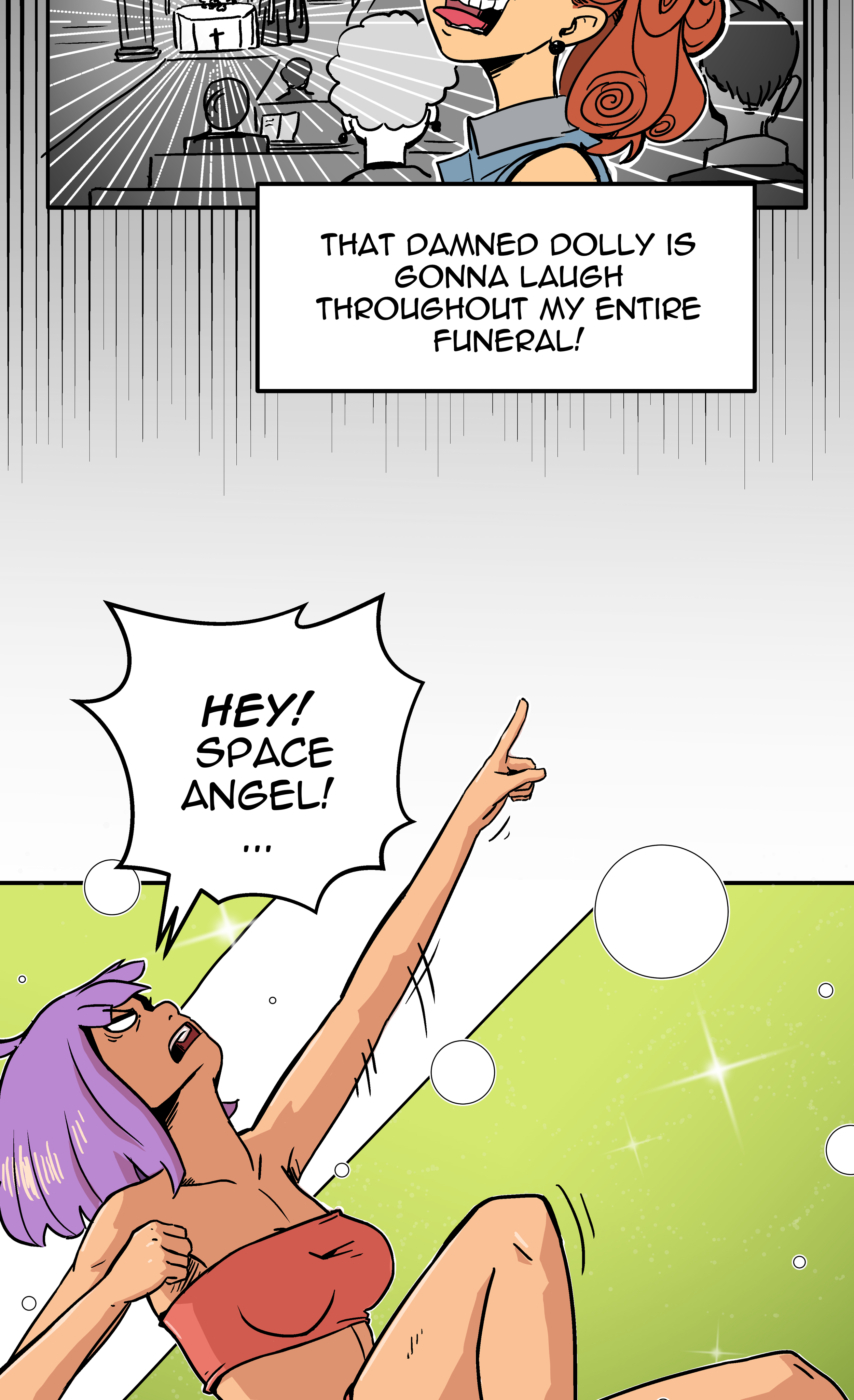 Scatter Space Part 11, comic section 49 of 53.