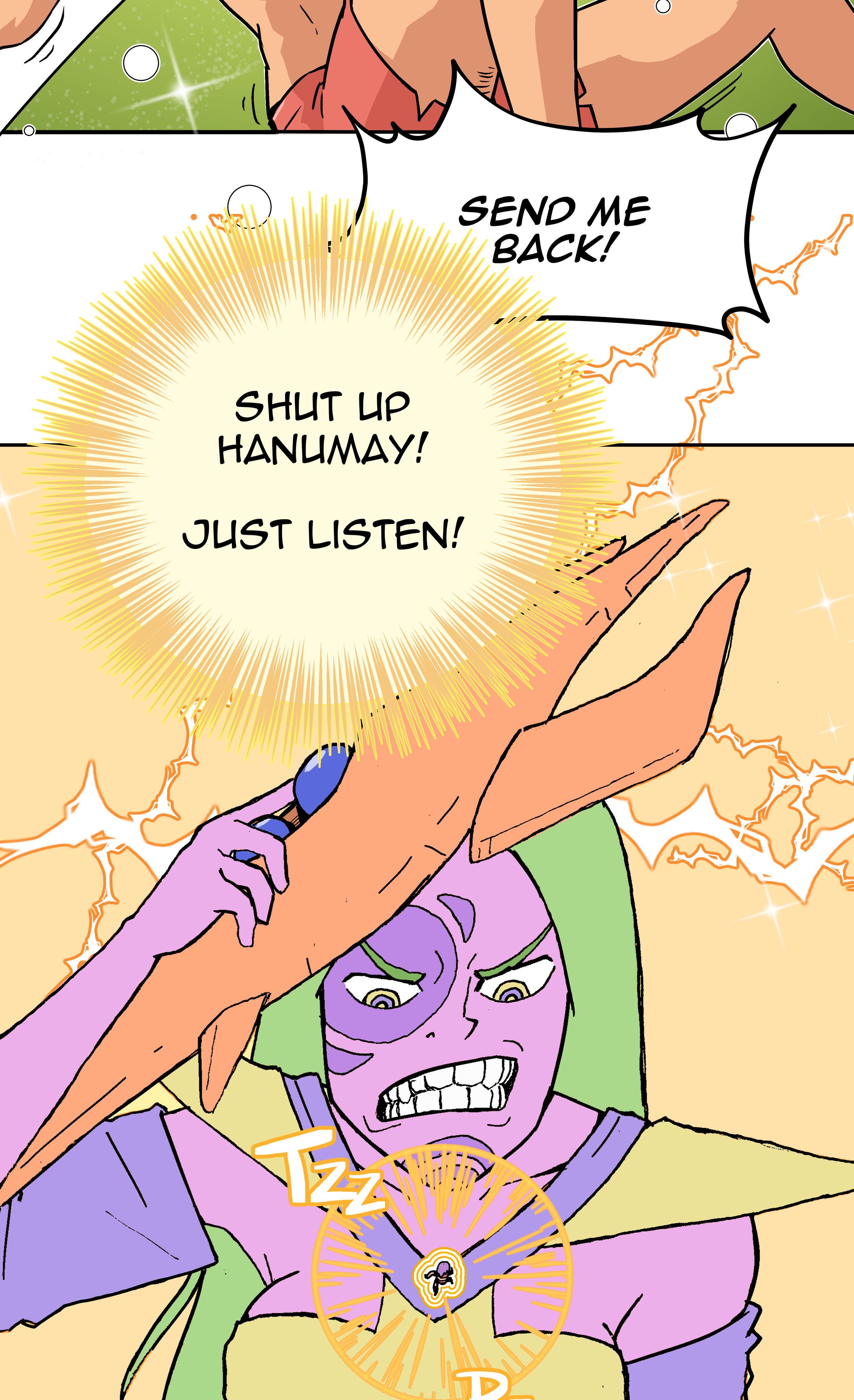 Scatter Space Part 11, comic section 50 of 53.