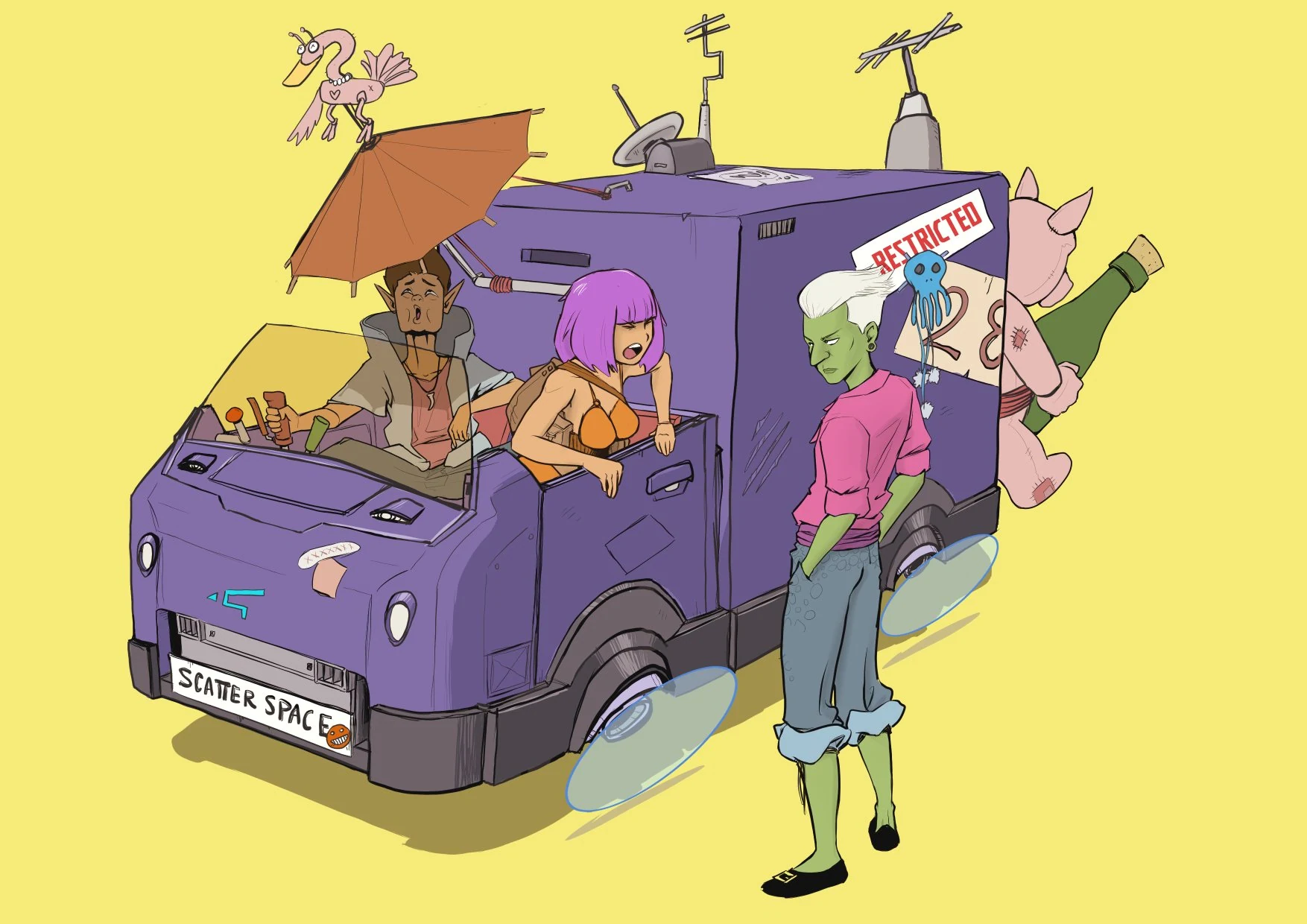 Original Scatter Space illustration 2